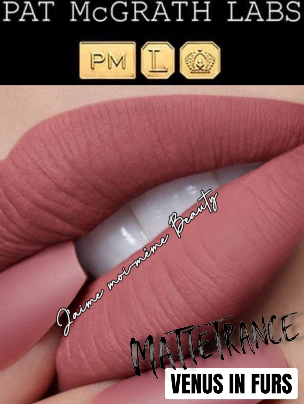 Pat Mcgrath Venus In Furs Matte Lipstick - Muted Cool Toned Rosey Mauve